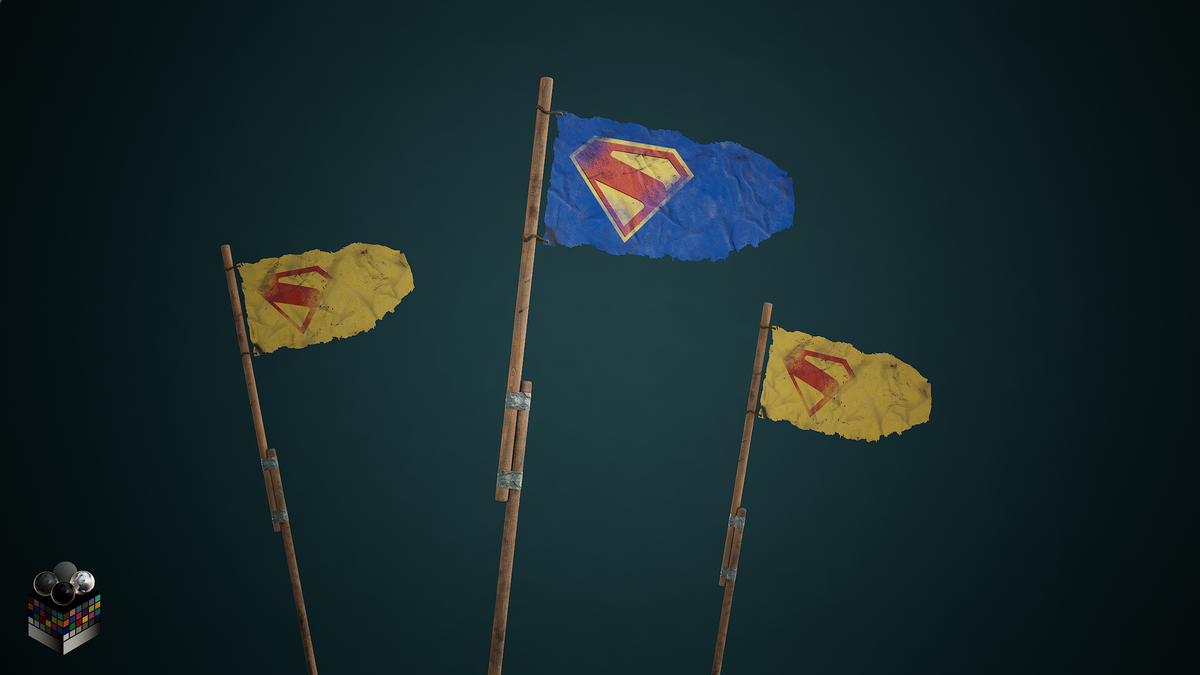 Superman Flagpole